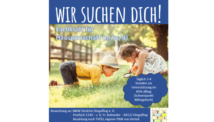 Schick uns deine Bewerbung!